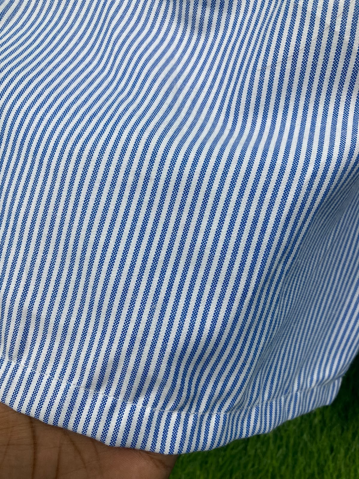 Men's Awesome Brand Blue & White Striped Boxer Shorts by funky men’s wear