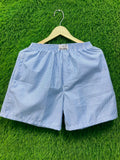 Men's Awesome Brand Blue & White Striped Boxer Shorts by funky men’s wear