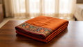 Elegant Pure Silk Saree with Heavy Embroidered Border